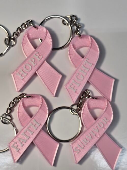 BREAST CANCER AWARENESS KEYCHAINS