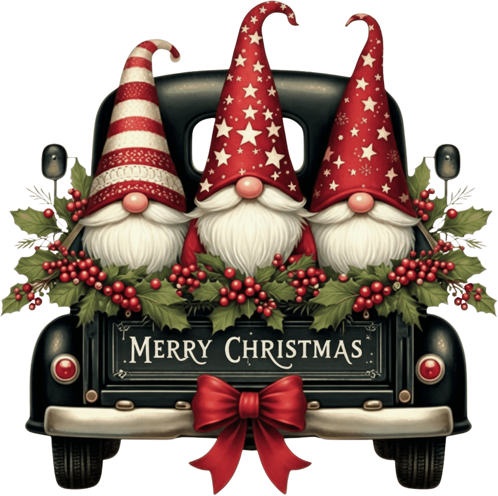 MERRY CHRISTMAS GNOMES CREWNECK