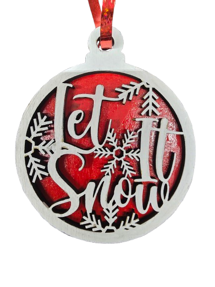 Let It Snow Ornament