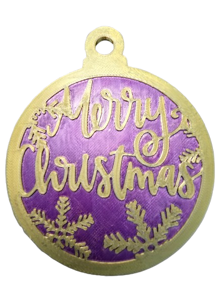MERRY CHRISTMAS ORNAMENT