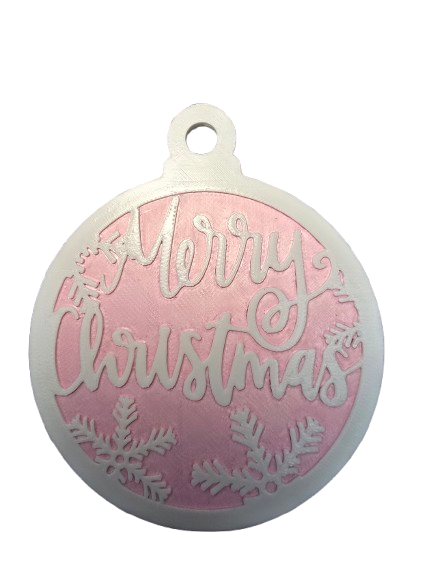 MERRY CHRISTMAS ORNAMENT