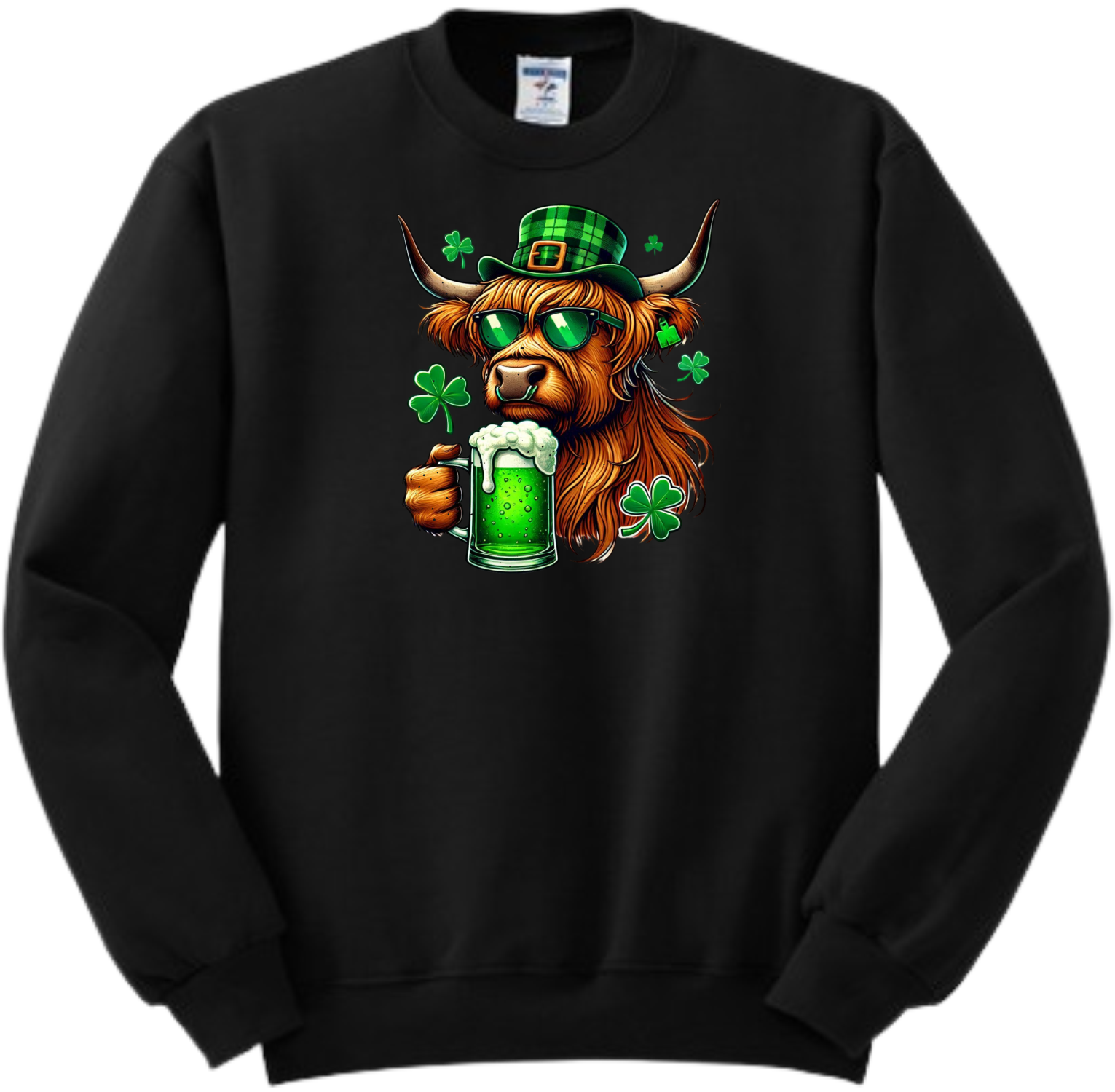 HIGHLAND COW ST. PATRICK’S DAY SWEATSHIRT
