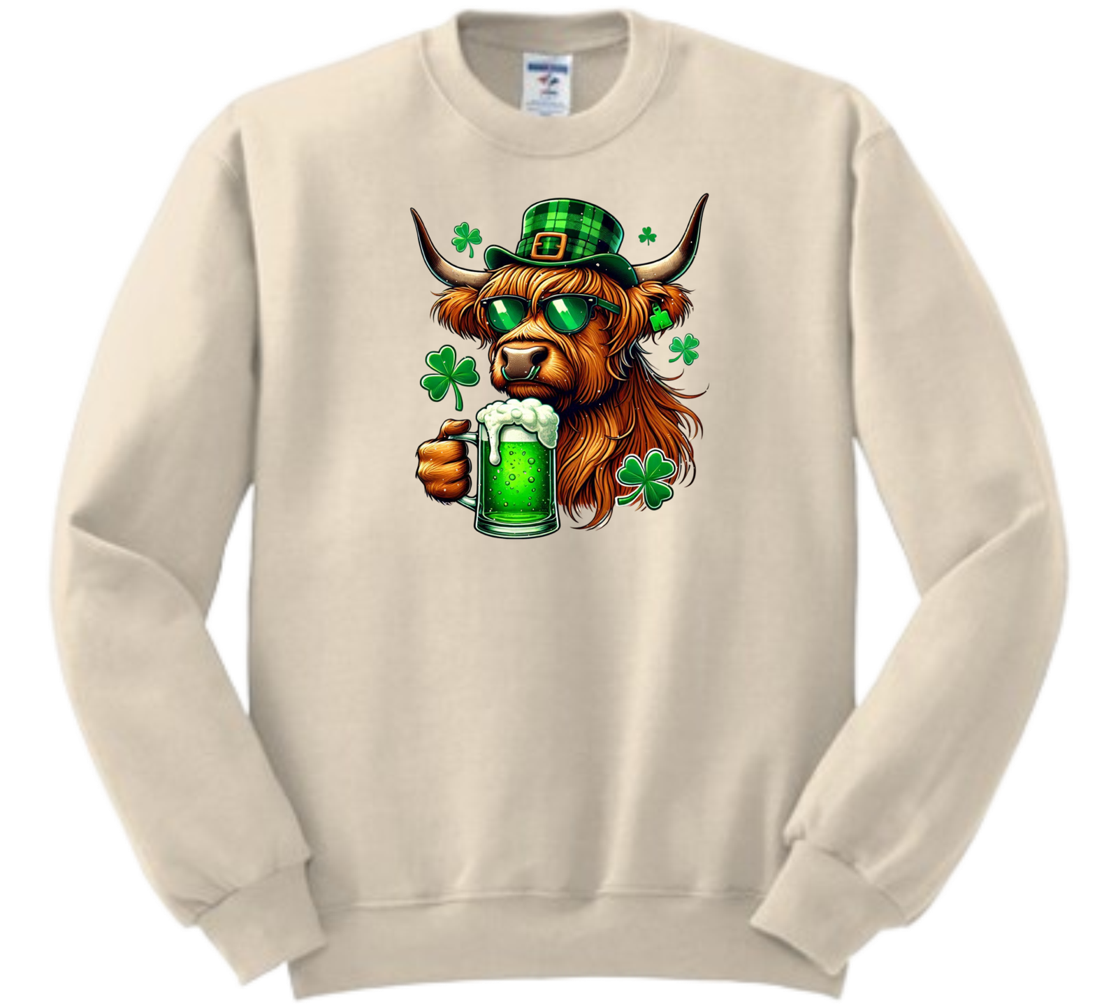 HIGHLAND COW ST. PATRICK’S DAY SWEATSHIRT