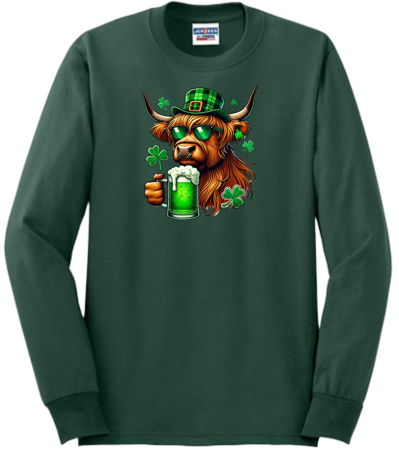 HIGHLAND COW ST. PATRICK’S DAY T SHIRT