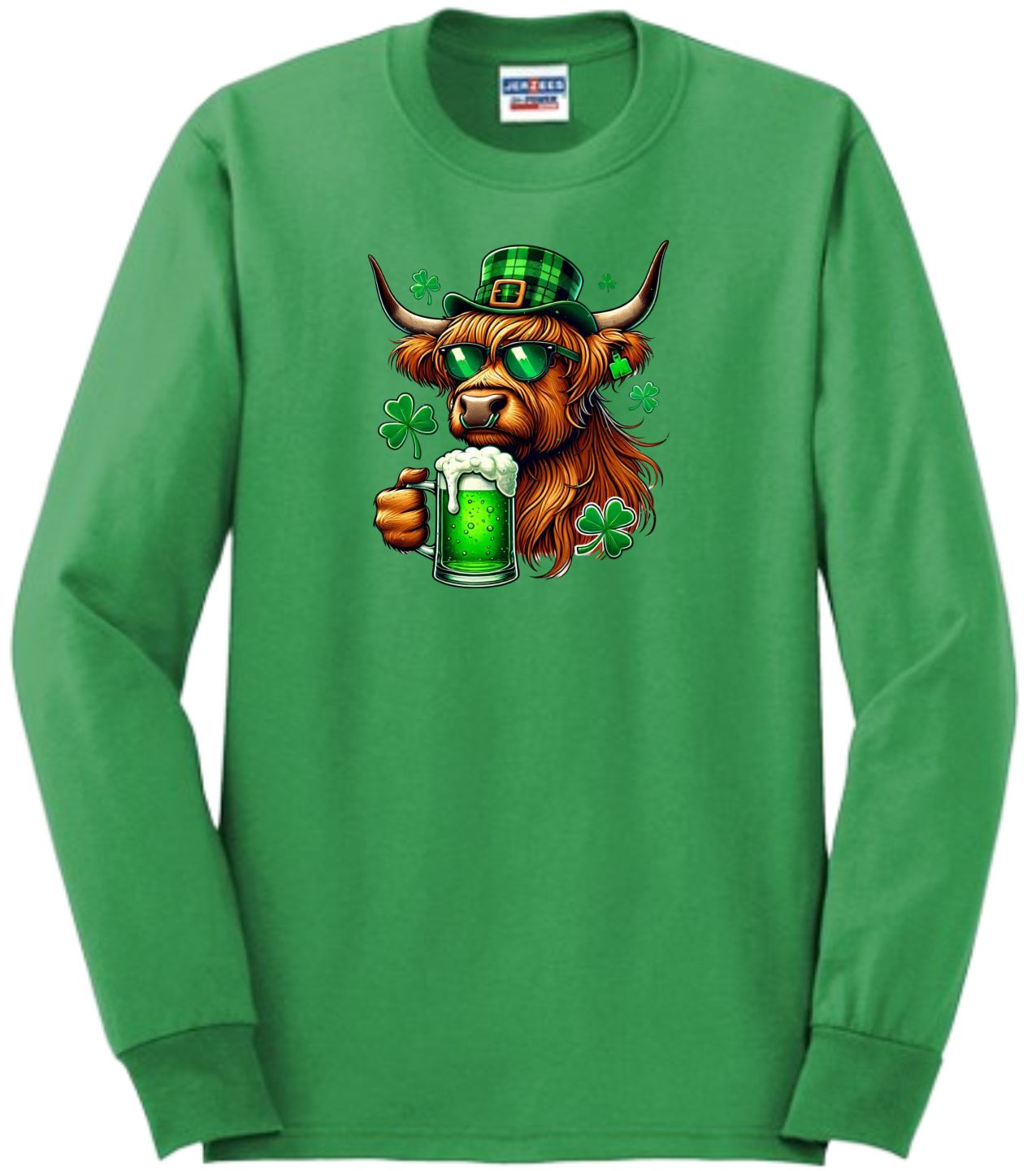 HIGHLAND COW ST. PATRICK’S DAY T SHIRT