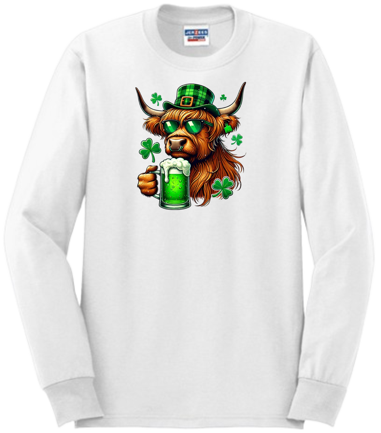 HIGHLAND COW ST. PATRICK’S DAY T SHIRT