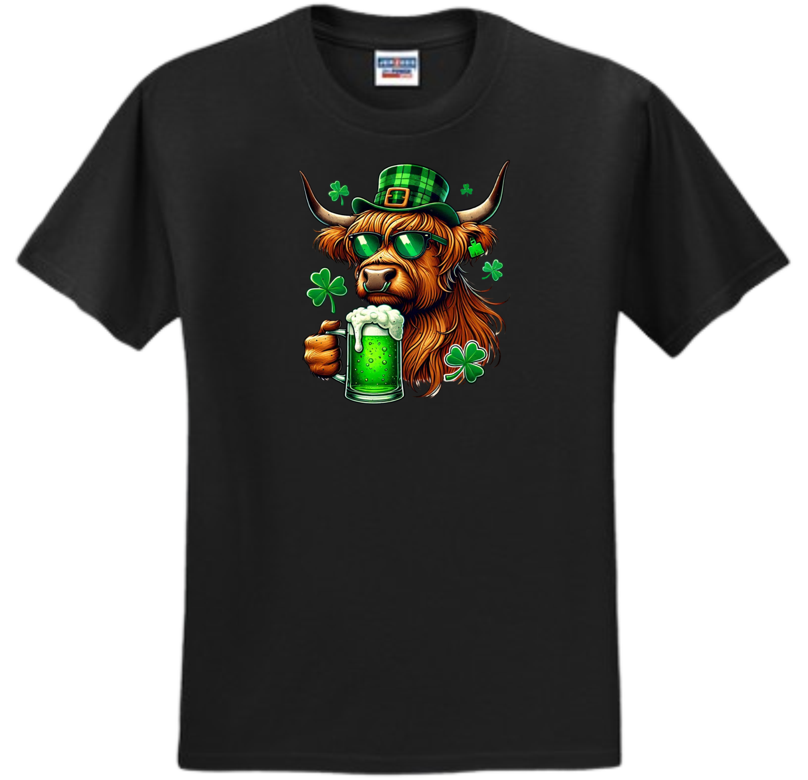 HIGHLAND COW ST. PATRICK’S DAY T SHIRT