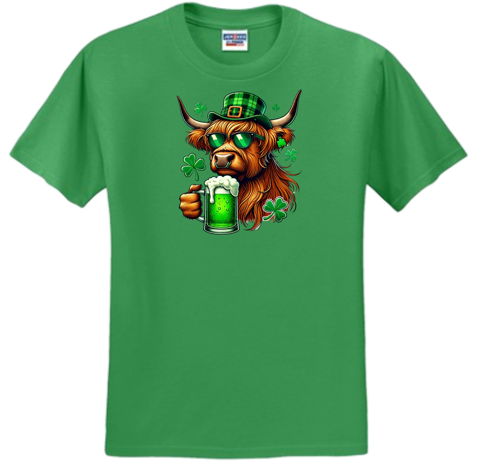 HIGHLAND COW ST. PATRICK’S DAY T SHIRT