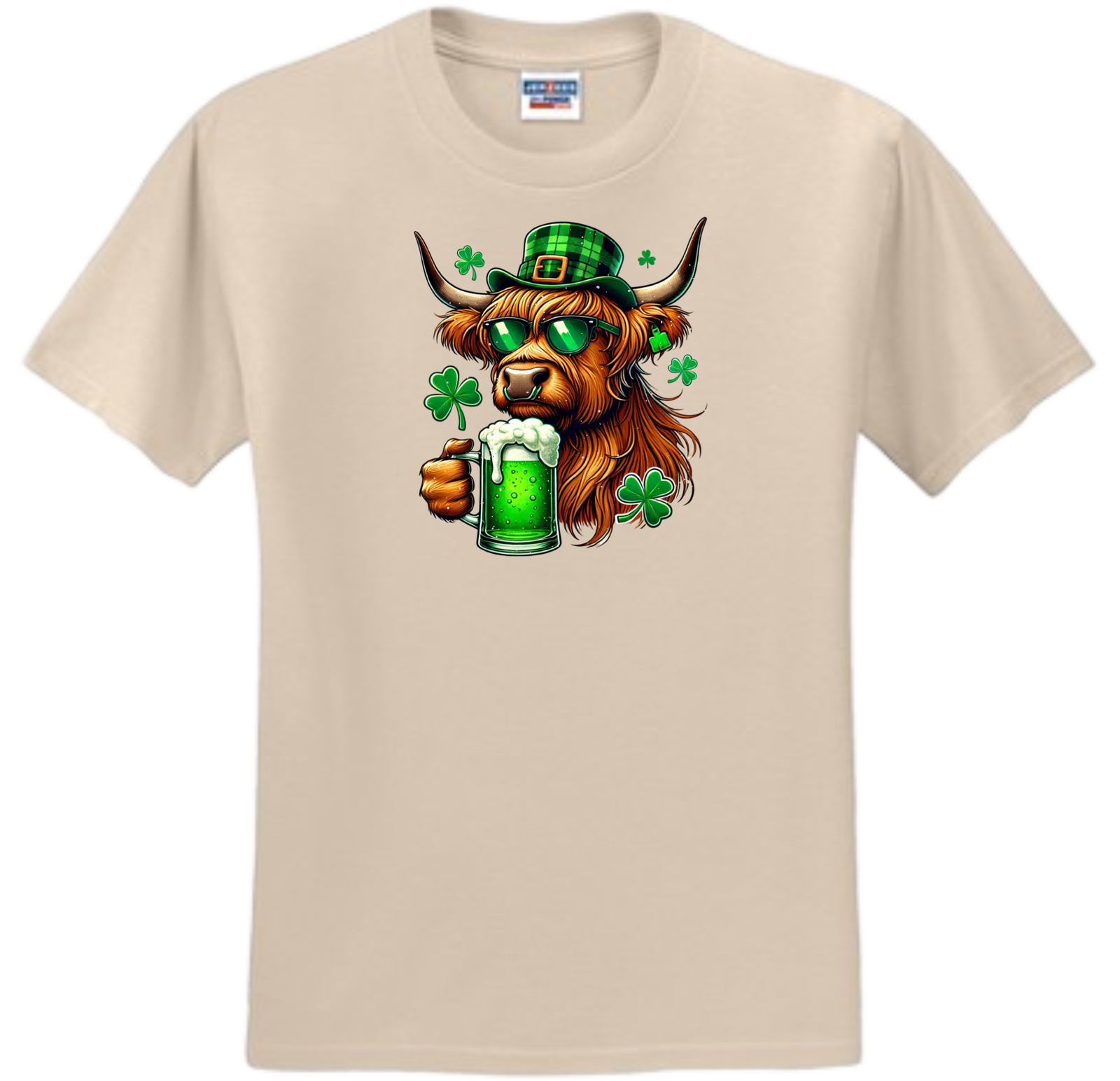 HIGHLAND COW ST. PATRICK’S DAY T SHIRT