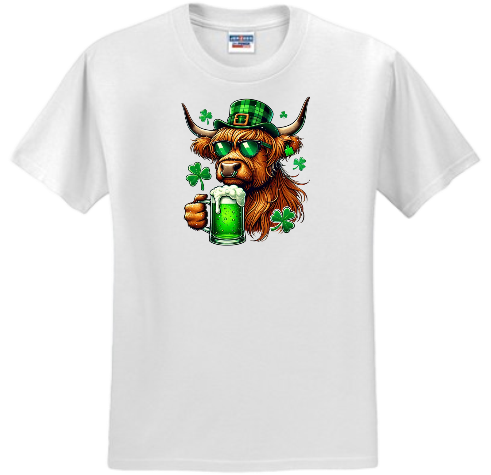 HIGHLAND COW ST. PATRICK’S DAY T SHIRT