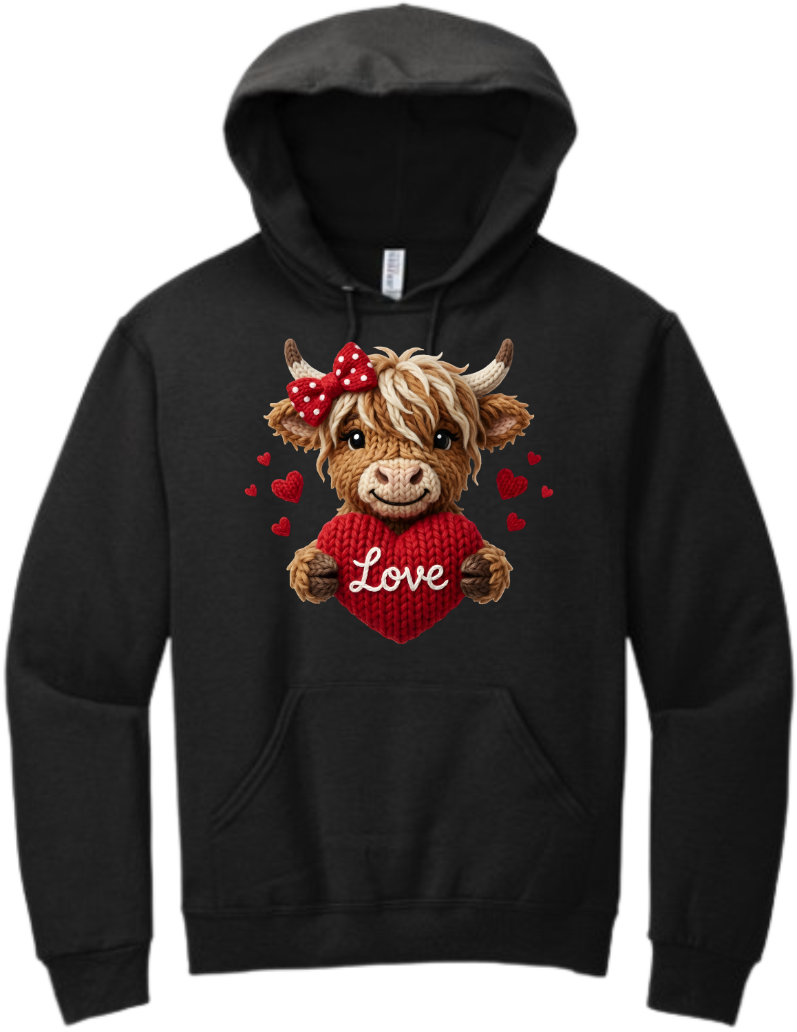 HIGHLAND COW VALENTINE SWEATSHIRT