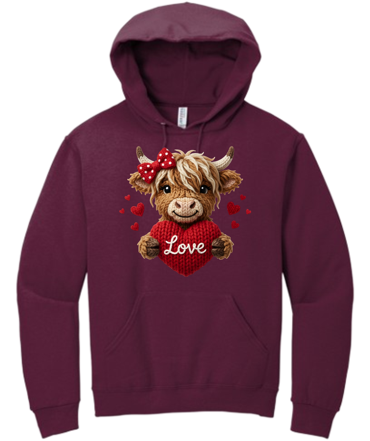 HIGHLAND COW VALENTINE SWEATSHIRT