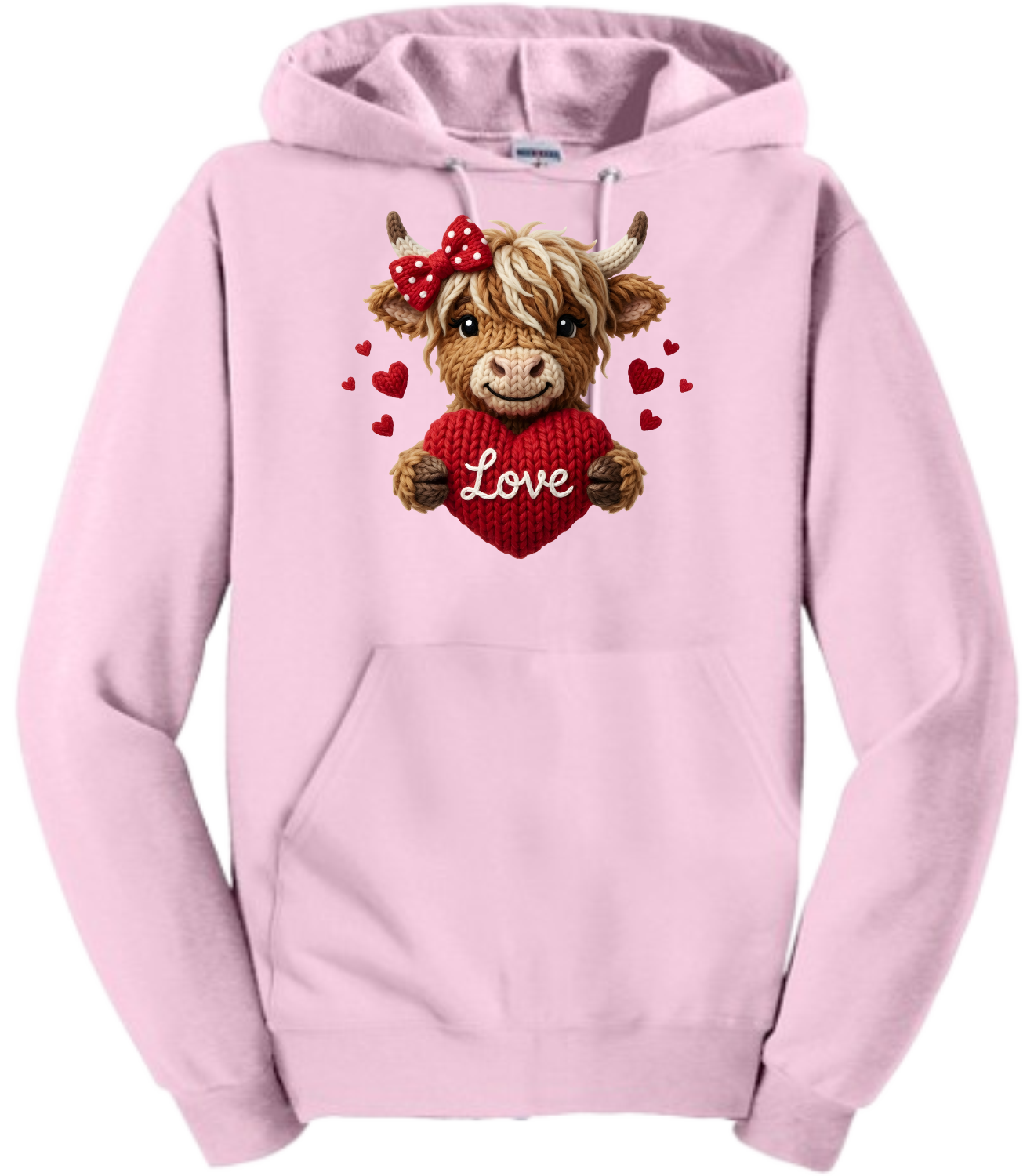 HIGHLAND COW VALENTINE SWEATSHIRT