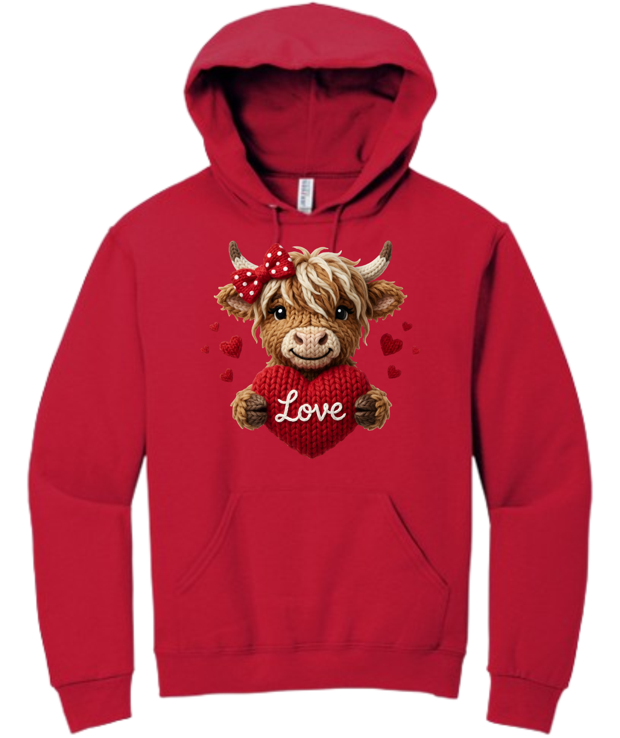 HIGHLAND COW VALENTINE SWEATSHIRT