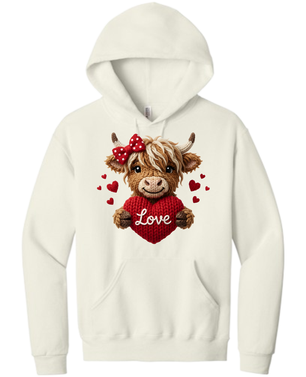 HIGHLAND COW VALENTINE SWEATSHIRT