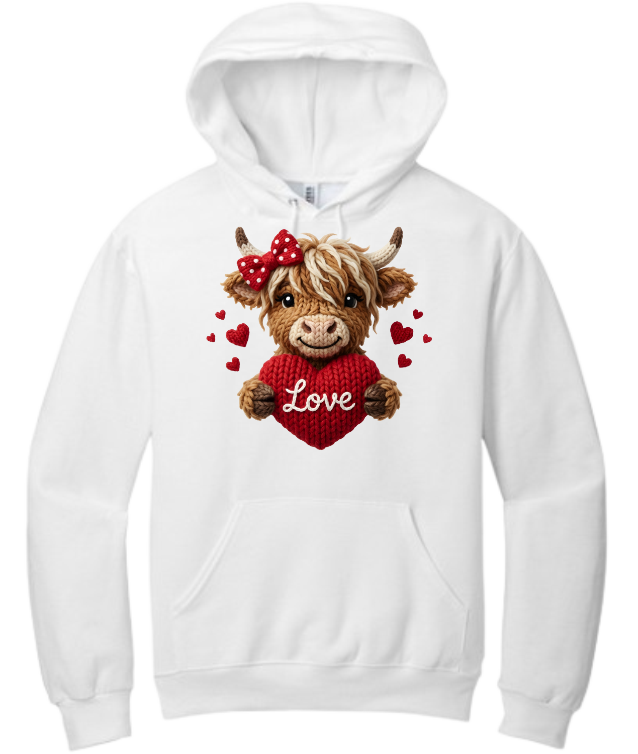 HIGHLAND COW VALENTINE SWEATSHIRT