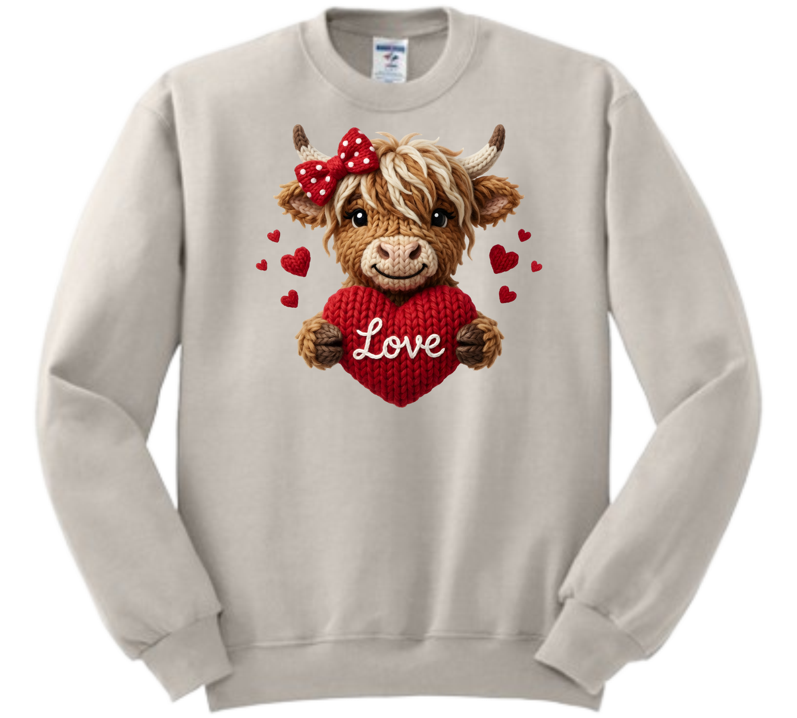 HIGHLAND COW VALENTINE SWEATSHIRT