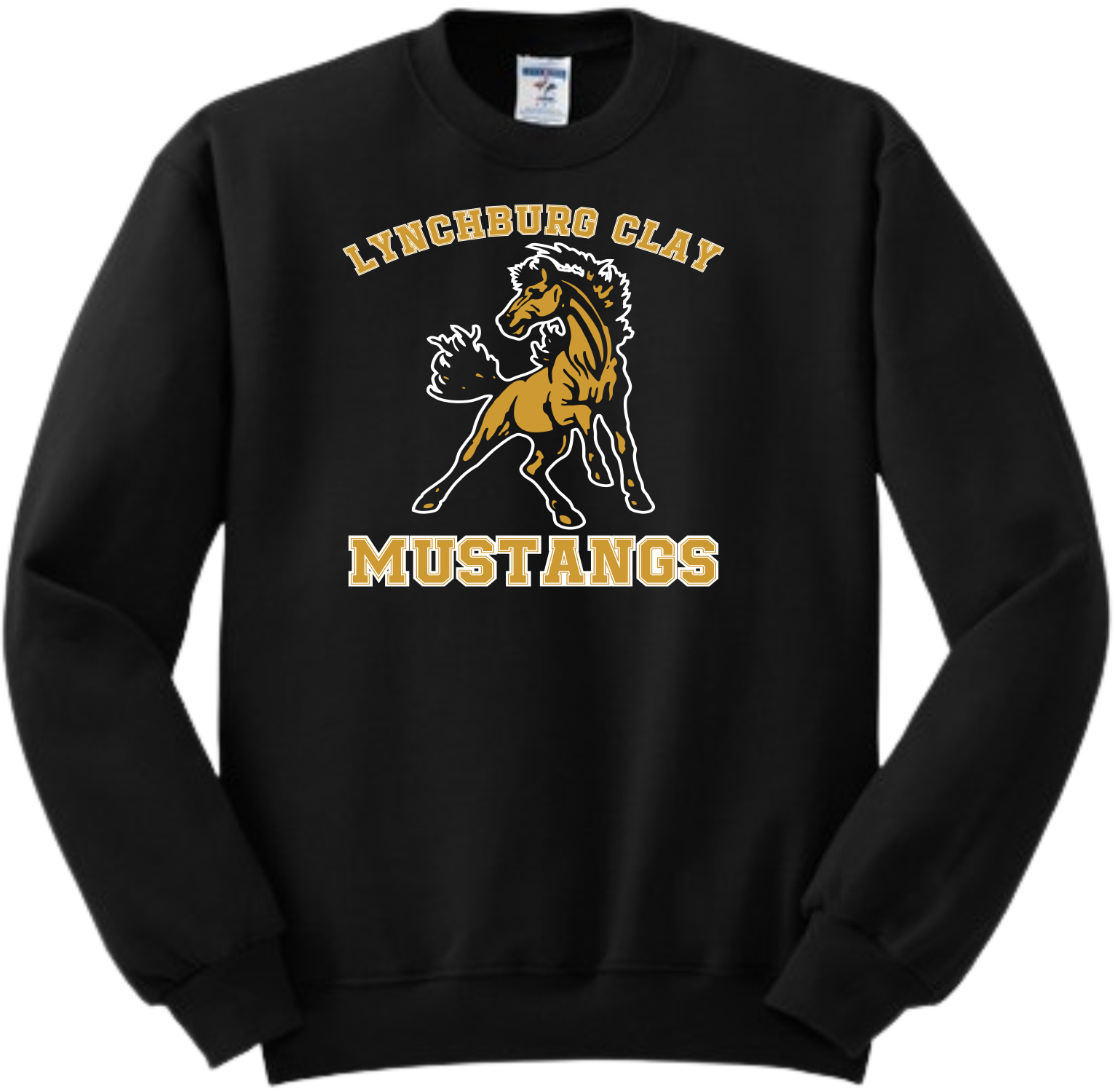 LYNCHBURG CLAY MUSTANGS SWEATSHIRT
