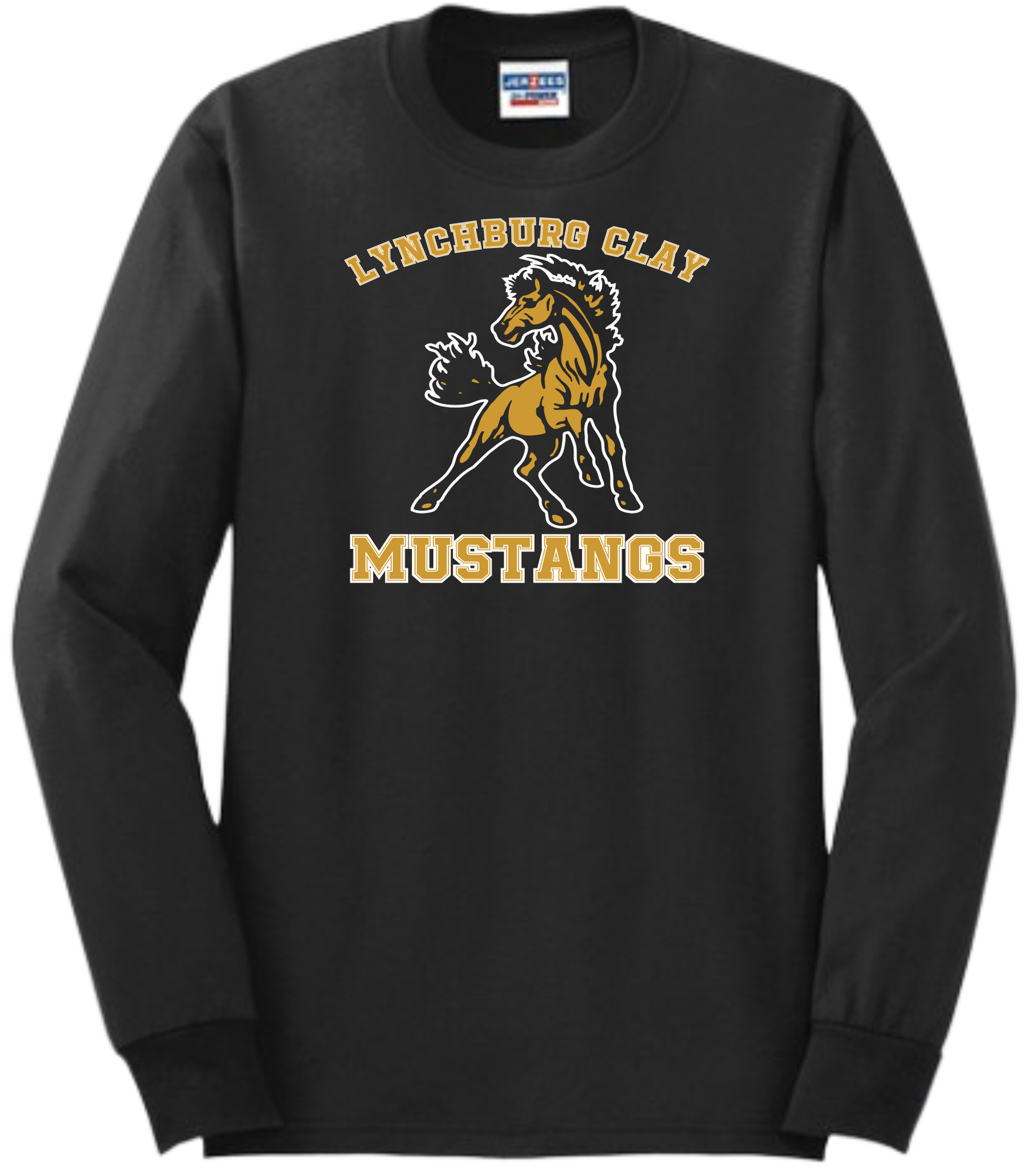LYNCHBURG CLAY MUSTANGS T SHIRT