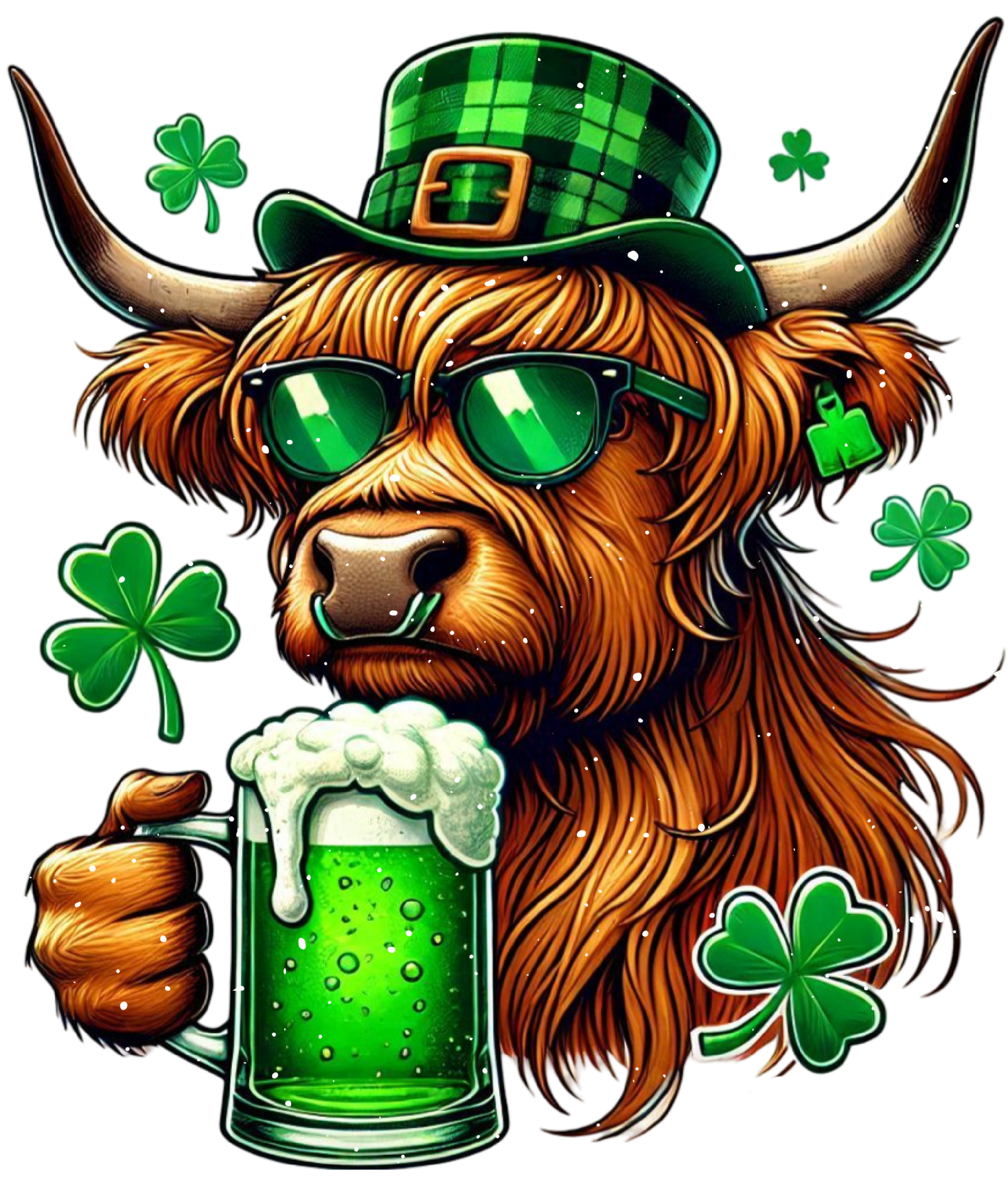 HIGHLAND COW ST. PATRICK'S DAY SWEATSHIRT