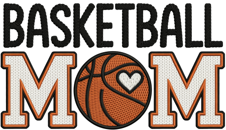 BASKETBALL MOM (FAUX YARN)