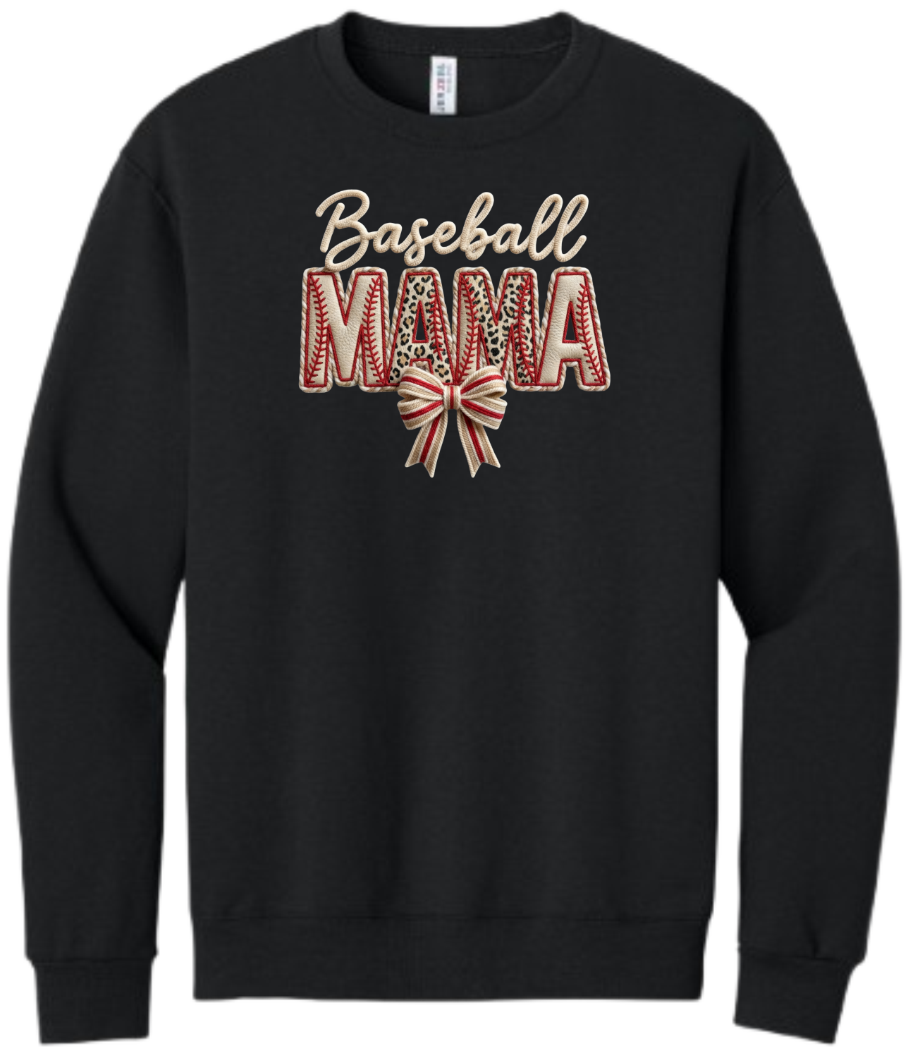 Baseball MAMA Faux Patch Embroidered (Massie)
