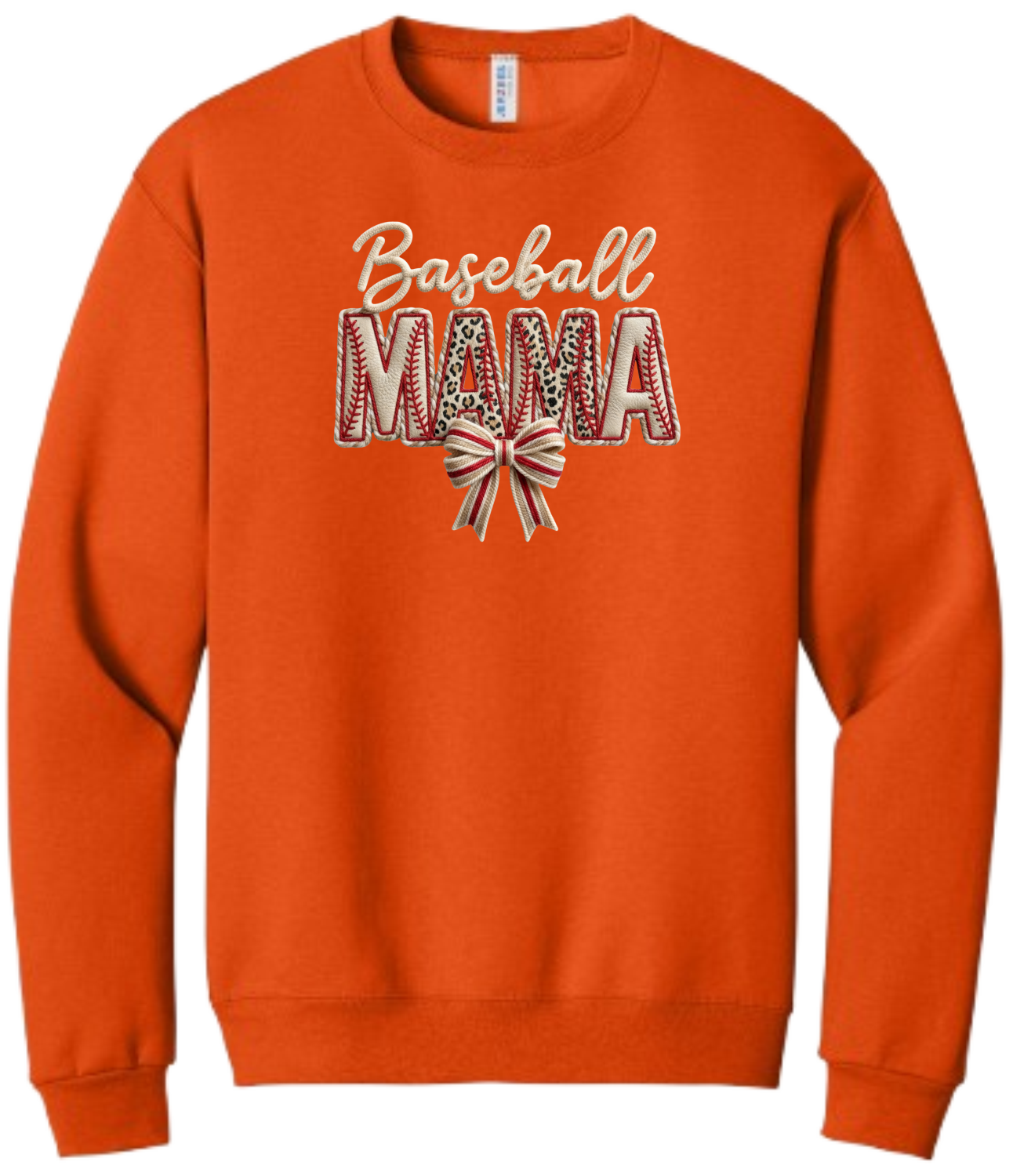 Baseball MAMA Faux Patch Embroidered (Hurricane)
