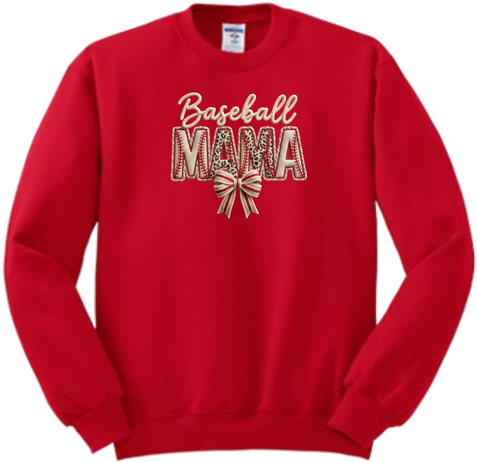 Baseball MAMA Faux Patch Embroidered (Massie)