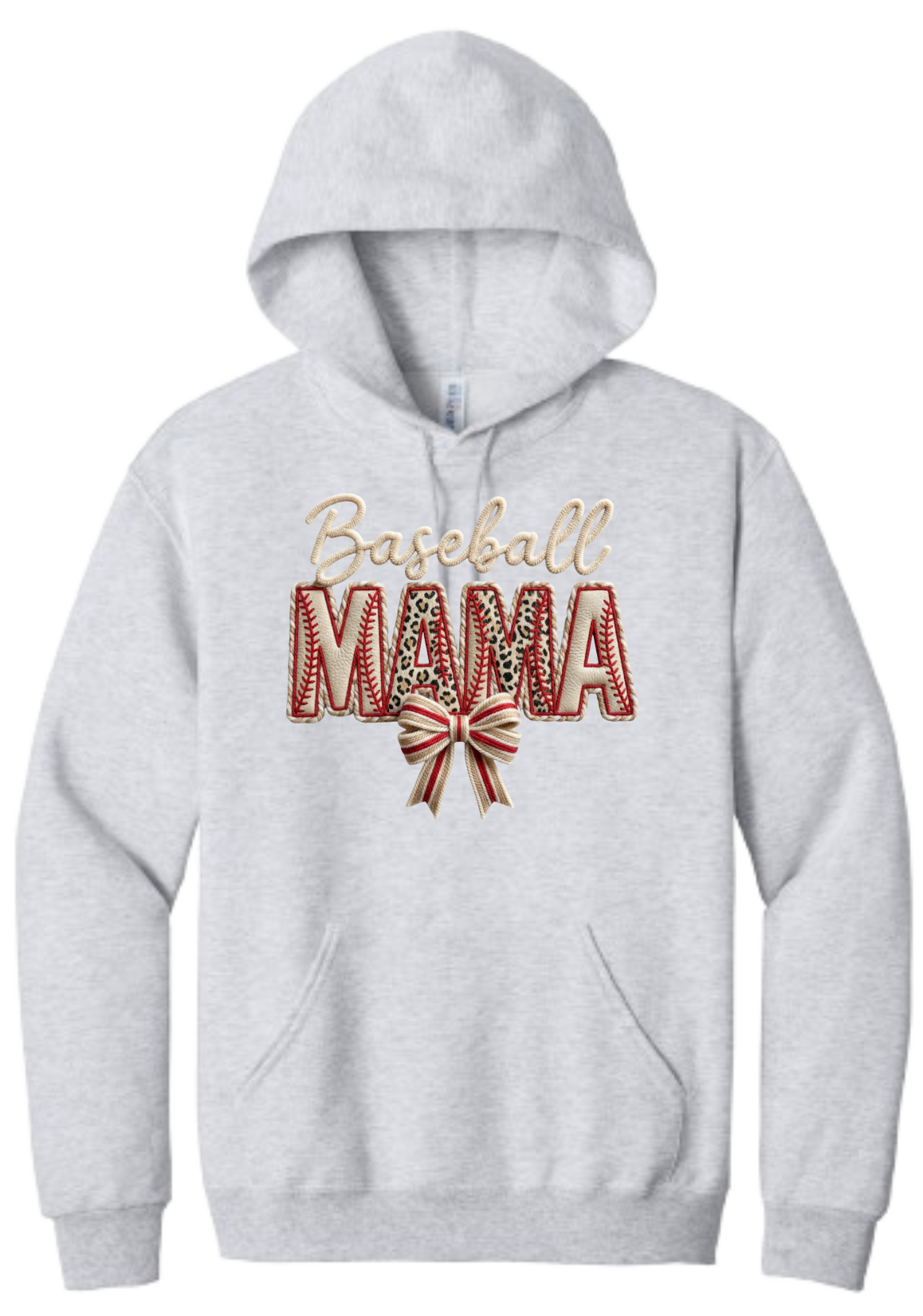 Baseball MAMA Faux Patch Embroidered (Massie)