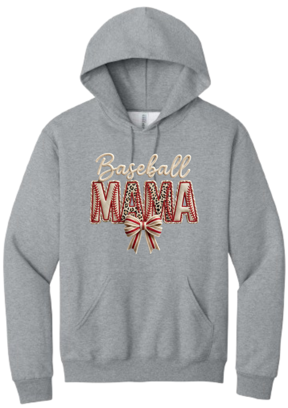 Baseball MAMA Faux Patch Embroidered (Massie)