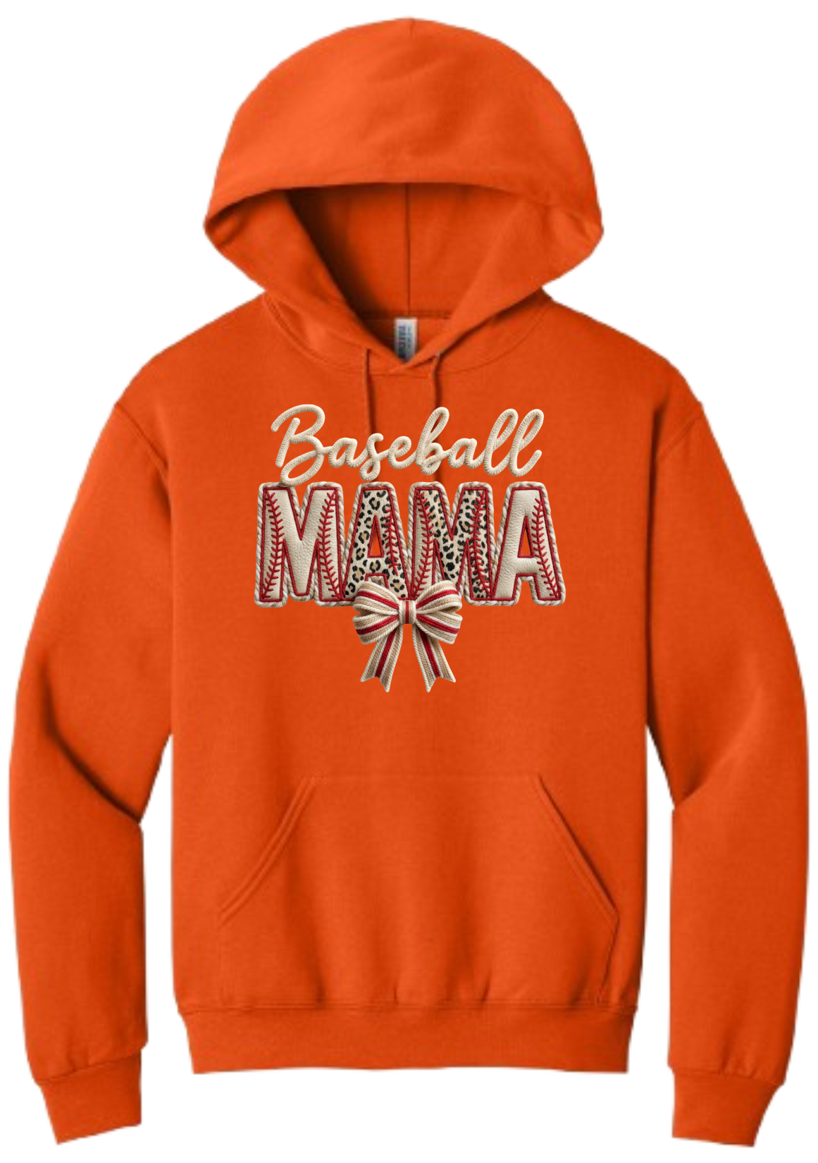 Baseball MAMA Faux Patch Embroidered (Hurricane)