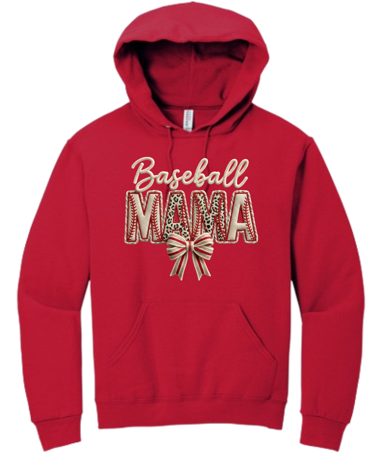 Baseball MAMA Faux Patch Embroidered (Massie)