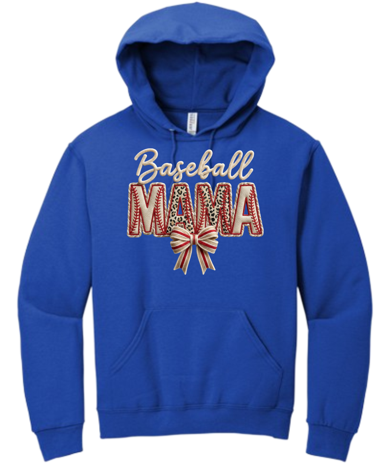 Baseball MAMA Faux Patch Embroidered (Massie)