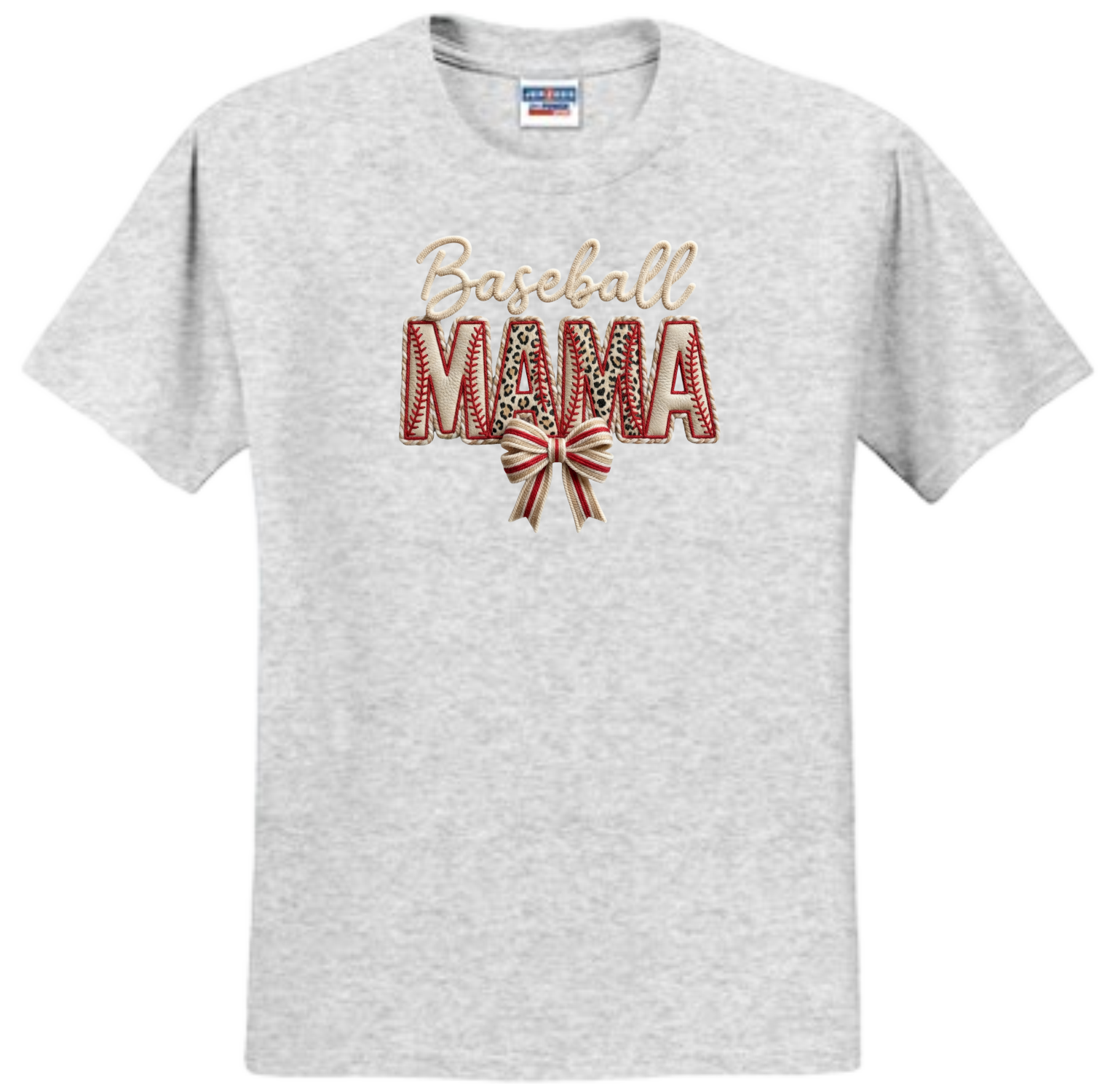 Baseball MAMA Faux Patch Embroidered (Massie)