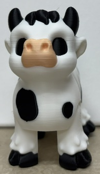 White And Black Cow