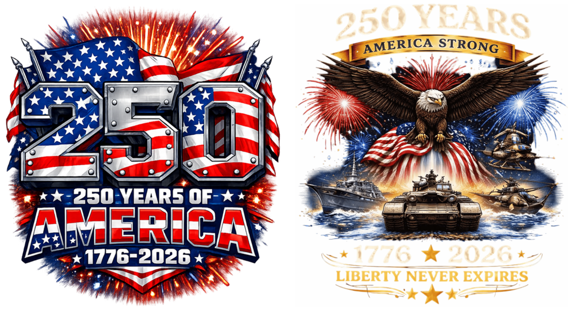 250 YEARS - AMERICA STRONG (1776-2026)